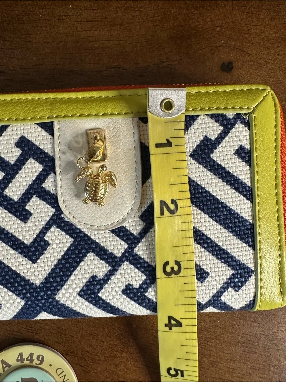 Spartina 449 NWT Haig Point Yacht Collection Zip Wristlet Wallet